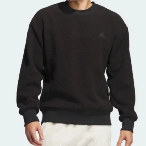 ADIDAS MENS PLUSH SWEAT SHIRT, XL - Picture 4 of 6